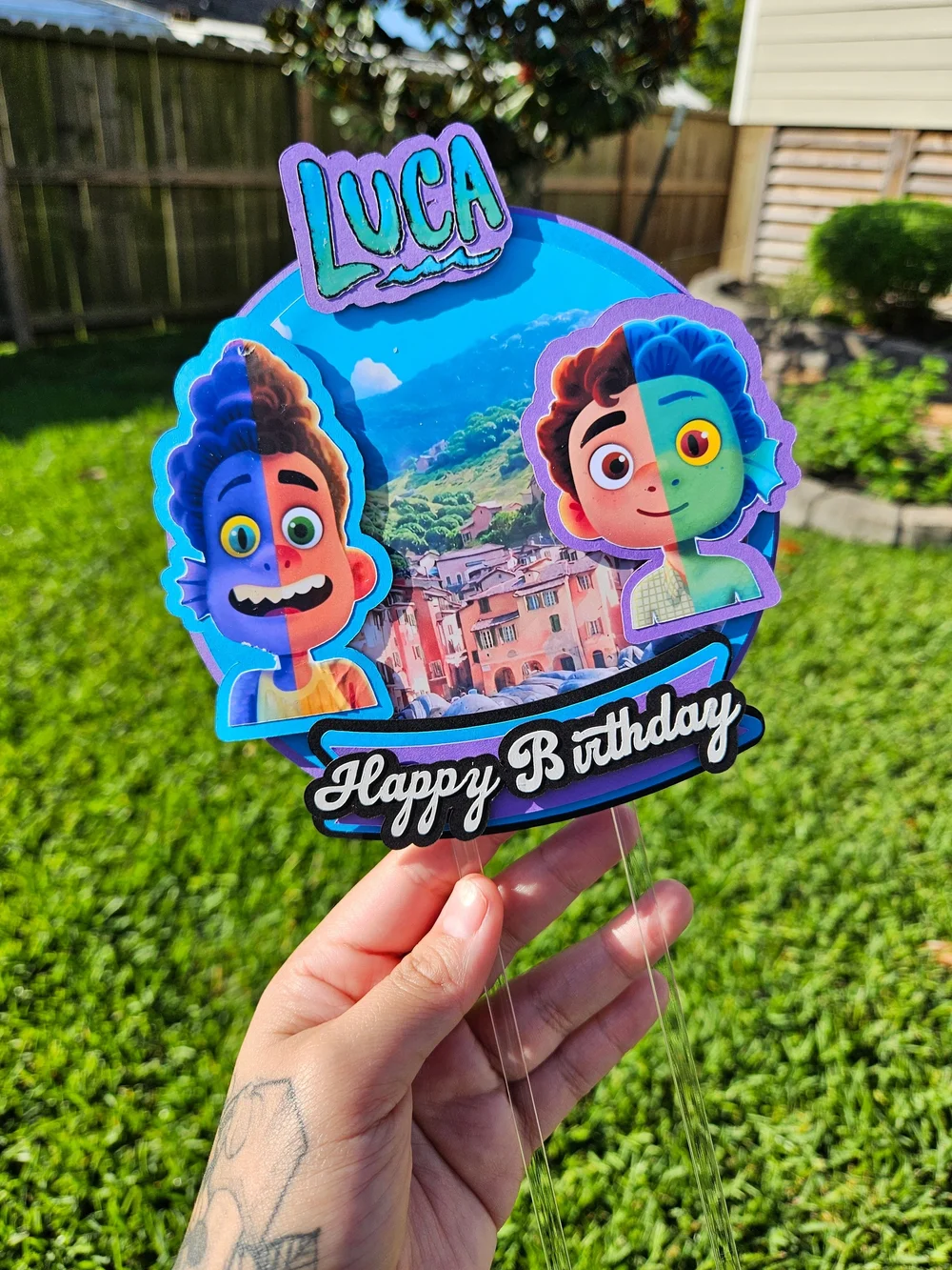 Luca Cake Topper